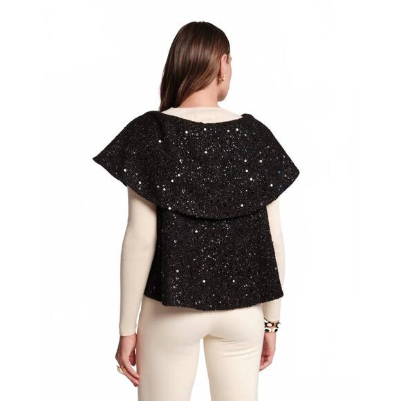 NEW FRANCES VALENTINE peyton swing jacket in black - Picture 4 of 5